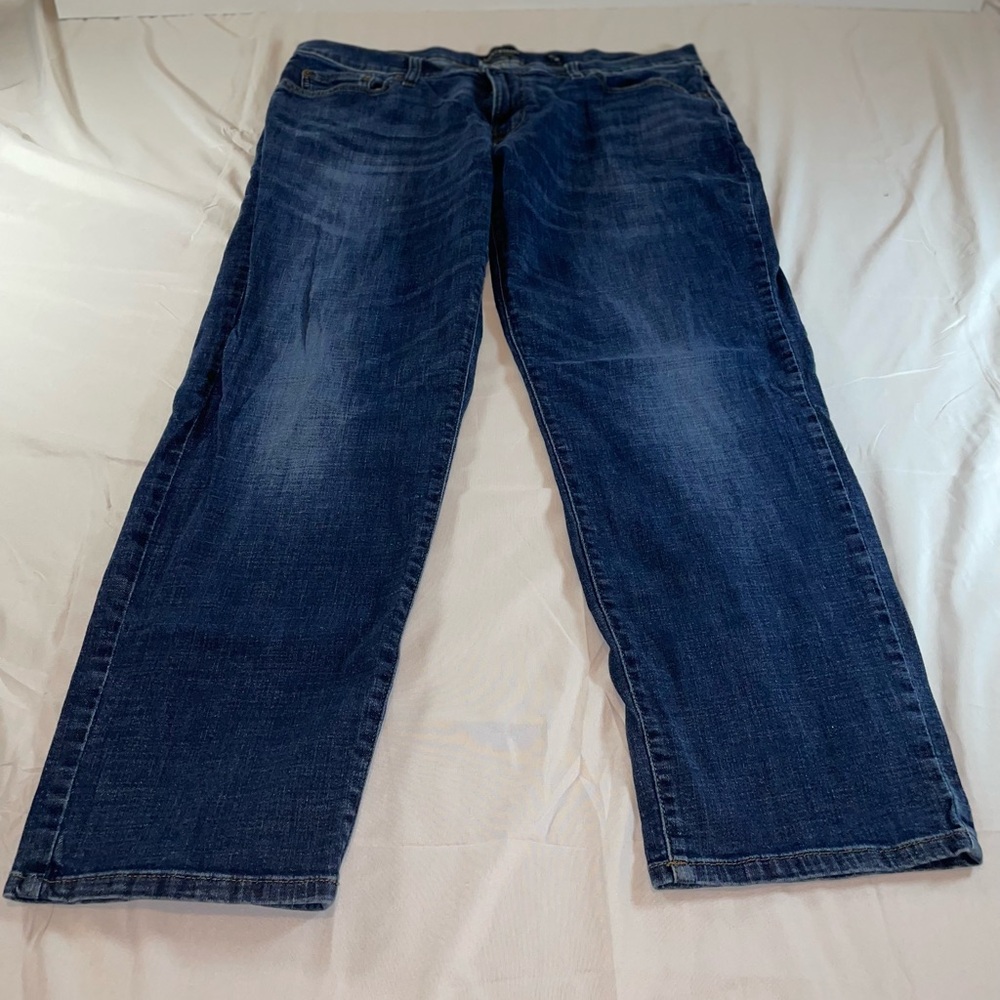 Lucky Brand 221 Straight Leg Jeans Mens 40x30 Dark Wash Blue Denim‎ Pants